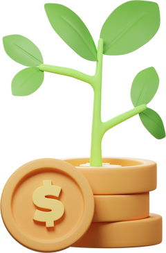 3D Money Plant