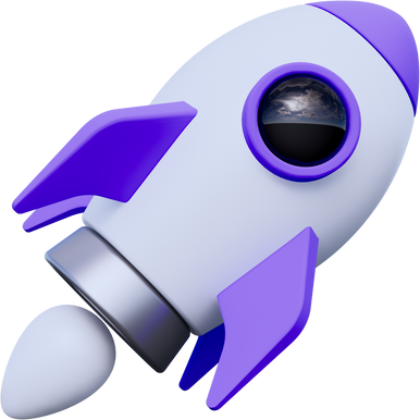 Rocket 3D Icon